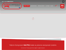 Tablet Screenshot of gebzeyildirimkompresor.com